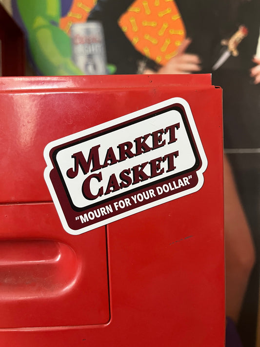 Market Casket Magnet