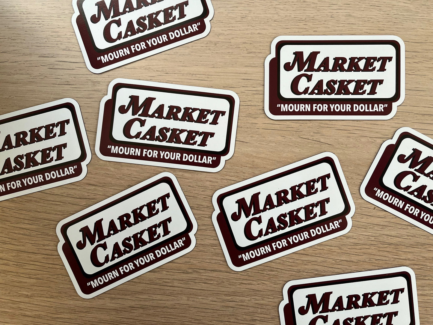 Market Casket Magnet