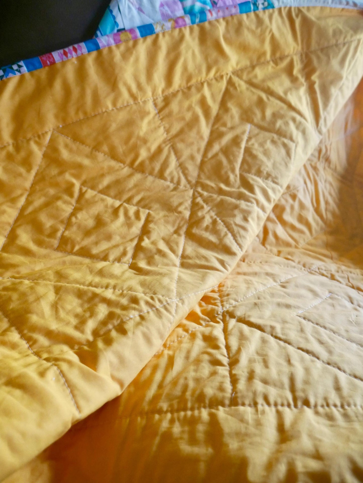 Color Pop Patchwork Quilt - 46x46 in