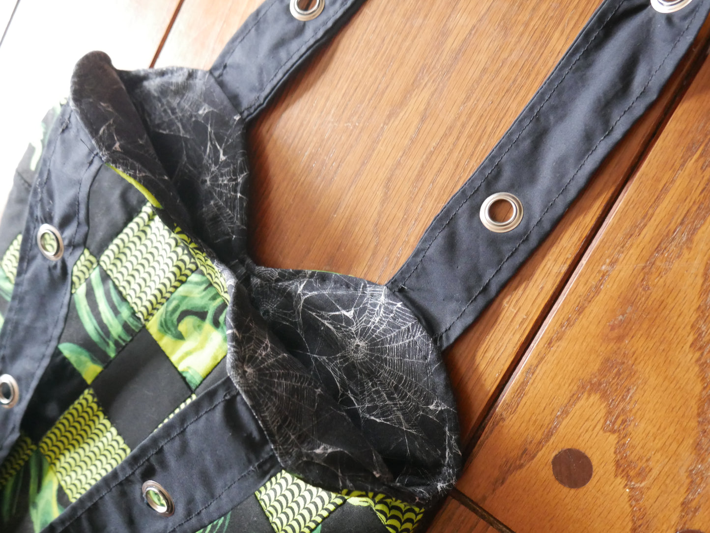 Patchwork Quilted Heart Tote Bag