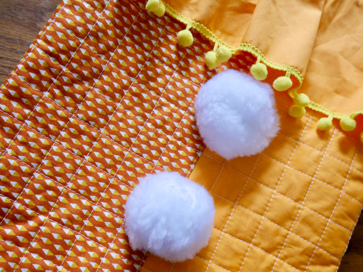 Whimsy Orange Creamsicle Clown Tote Bag