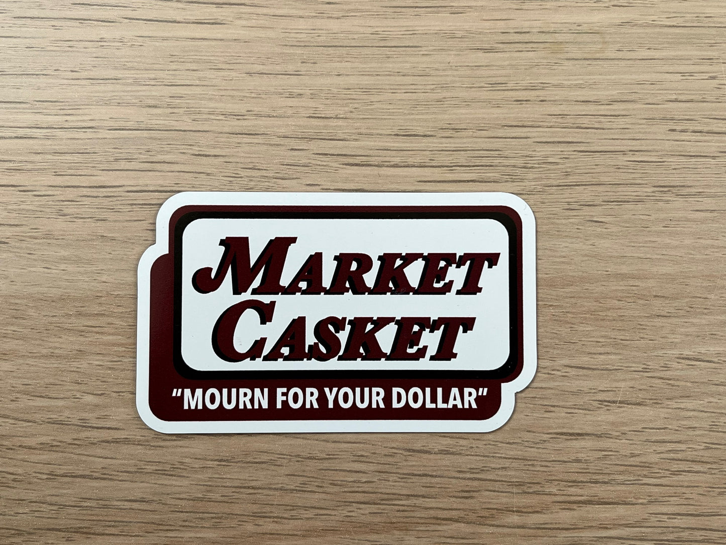 Market Casket Magnet