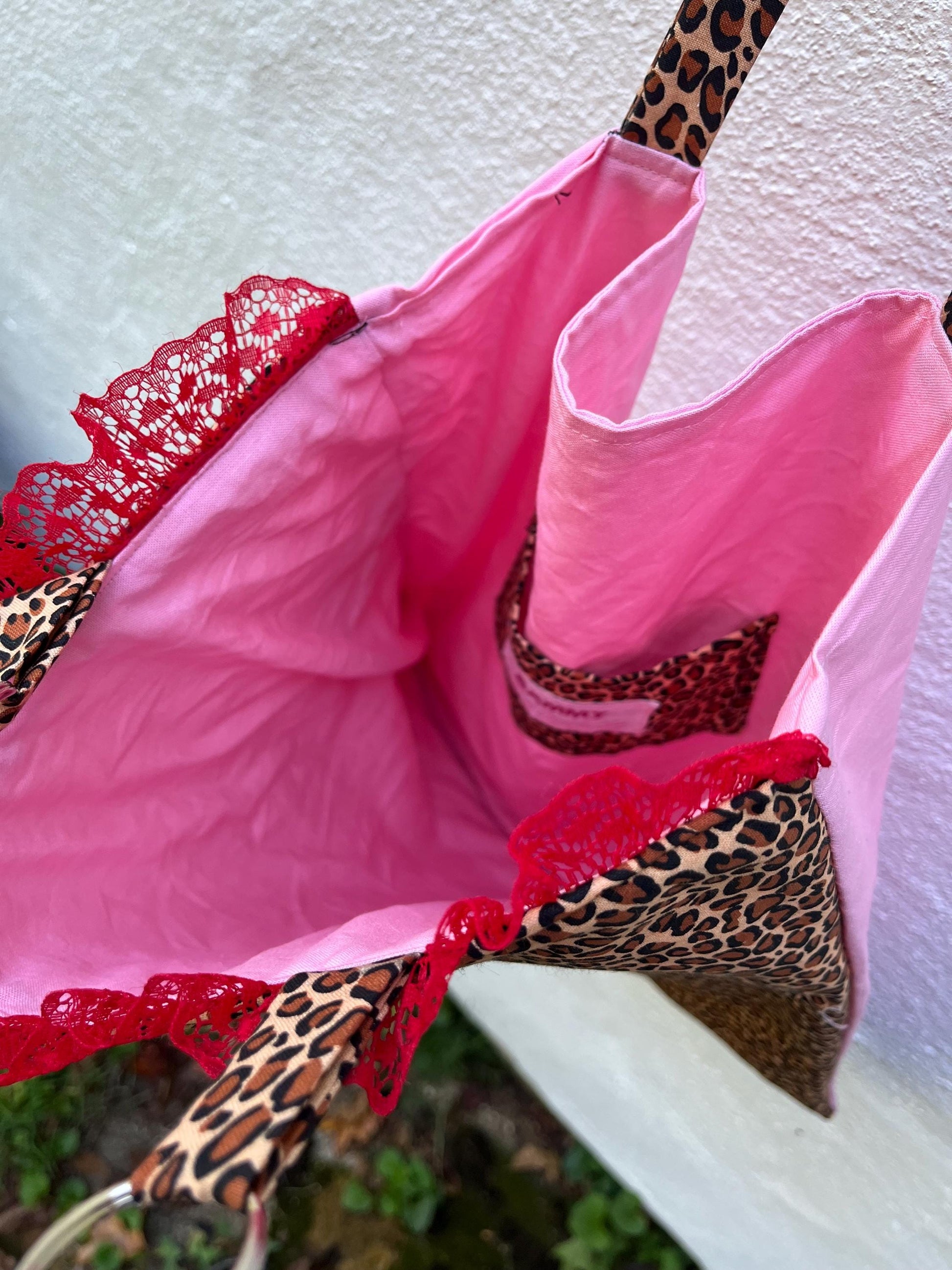 Have a Nice Day Leopard Tote Bag